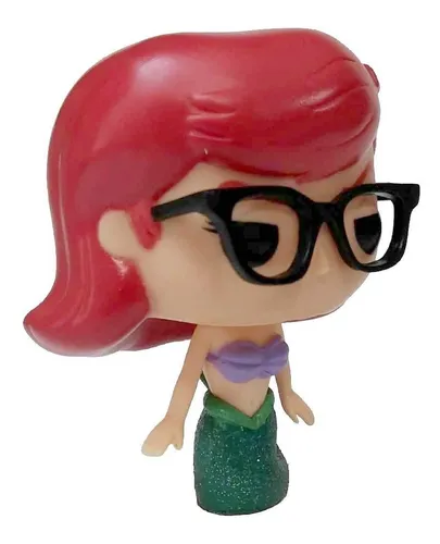 Funko Pop Disney Ariel Nerd Glasses Pequena Sereia Óculos 66 - Funko Pop Ariel - #66