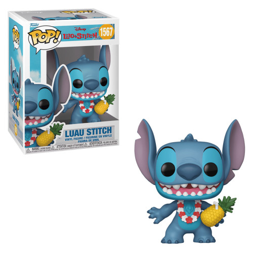 Funko Pop Disney Lilo & Stitch Luau Stitch 1567 Colecionável Boneco Lilo And Stitch #1567 - Produto Original