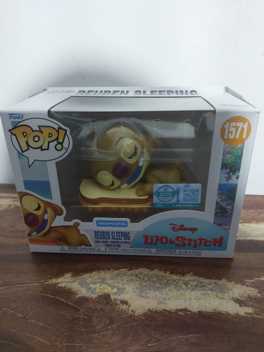 Action Figures Funko Pop Disney Lilo Stitch Reuben Sleeping 1571 Detalhe - Disney - #