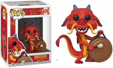 Funko Pop Disney Mulan - Mushu With Gong - Disney - #630