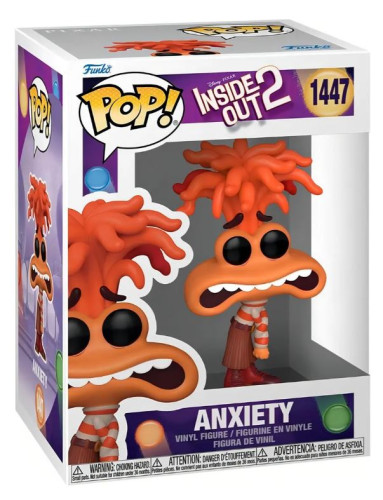 Funko Pop Disney Pixar Inside Out 2 Anxiety 1447-Divertidamente-1447