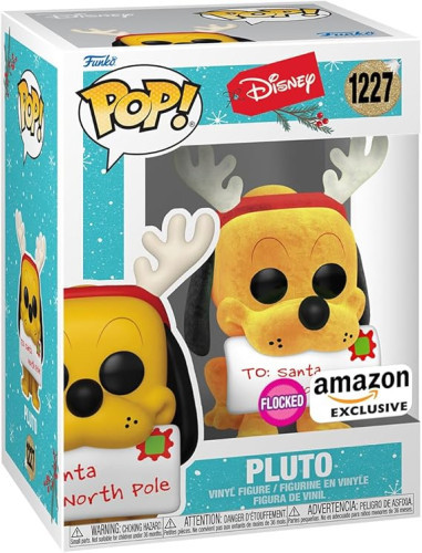Funko Pop Disney Pluto Flocked Disney Holiday #1227 - Produto Original