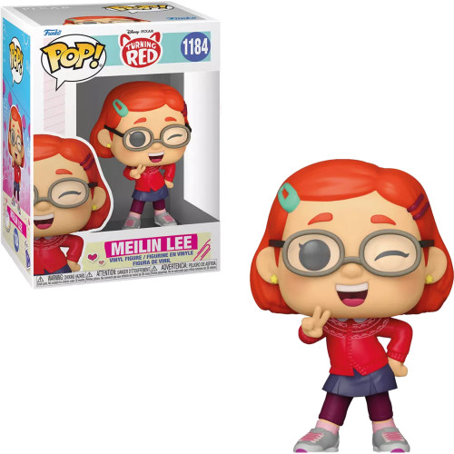 Funko Pop Disney Turning Red Meilin Lee 1184 Colecionável Red: Crescer é uma Fera Disney Red: Crescer é Uma Festa #1184 - Produto Original