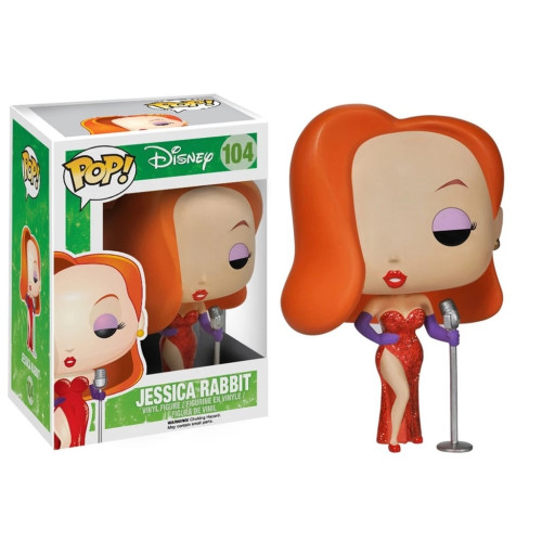 Funko Pop Disney Uma Cilada para Roger Rabbit Jessica Rabbit 104-Disney-104