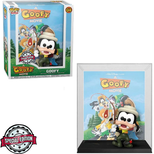 Funko Pop Disney VHS Covers Exclusive A Goofy Movie 04 Boneco Colecionável Goofy Filme Pop VHS Covers #04 - Produto Original