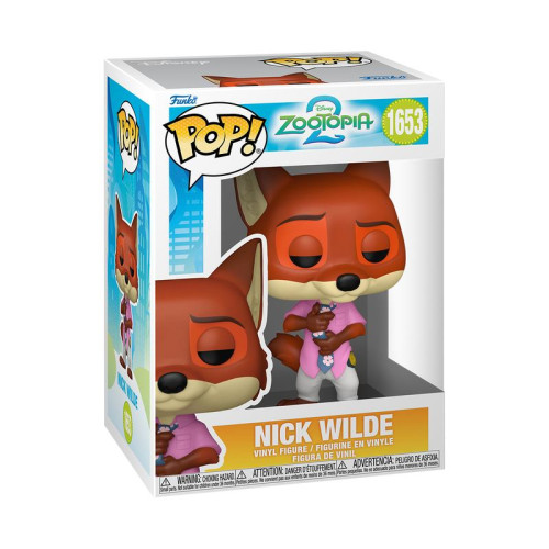 Funko Pop Disney Zootopia 2 Nick Wilde 1653 Zootopia #1653 - Produto Original