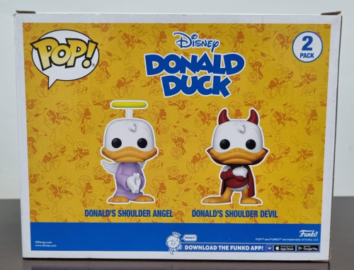 Funko Pop Donald's Shoulder Angel & Devil - 2 Pack Exclusivo 2022 Wondrous Convention - Disney - #2