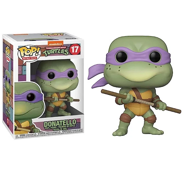 Funko Pop Donatello As Tartarugas Ninjas #17 - Produto Original