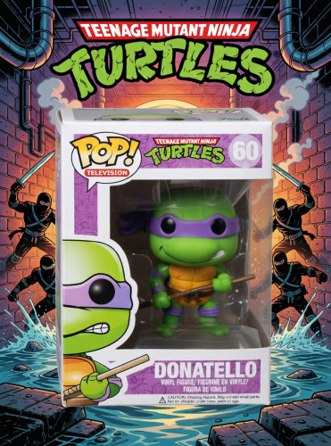 Funko Pop Donatello Teenage Mutant Ninja Turtles #60 - Produto Original