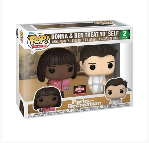 Funko Pop Donna & Ben Treat Yo' Self - Exclusivo 2022 Targetcon - Parks And Recreation  #01