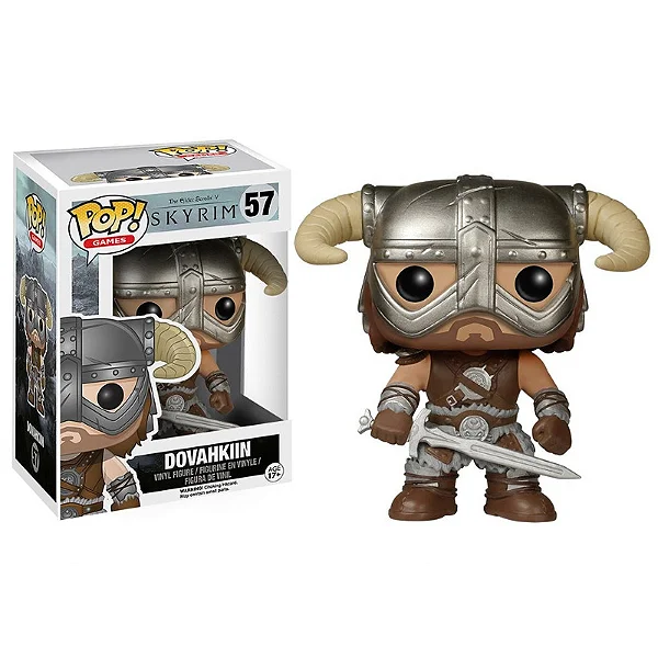 Funko Pop Dovahkiin (detalhes na caixa)-Skyrim-57