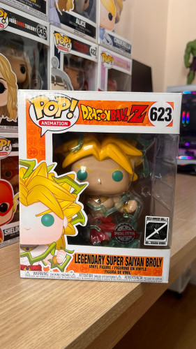 Funko Pop Dragon Ball 623 Legendary Super Saiyan Broly Sized Especial Edition Dragon Ball #623 - Produto Original