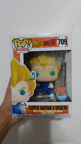 Funko Pop Dragon Ball 709 - Super Saiyan 2 Vegeta-Dragon Ball-709