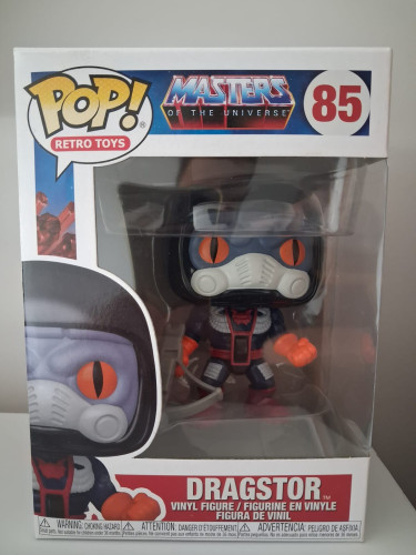 Funko Pop Dragstor - Caixa Com Adesivo de Importador Masters Of The Universe #85 - Produto Original