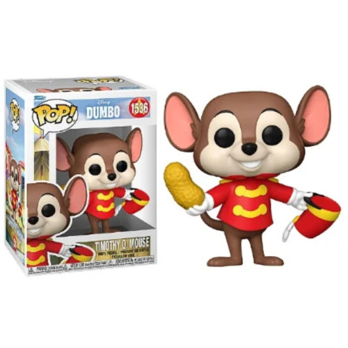Funko Pop Dumbo - Timothy Q. Mouse #1536 FUNKO POP #1536 - Produto Original