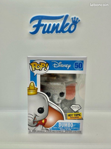 Funko Pop Dumbo Diamond Hot Topic - Disney Dumbo #50-Disney-50