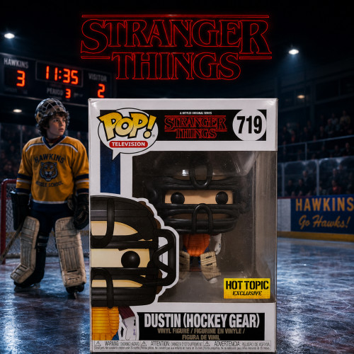 Dustin Hockey Gear Hot Topic Vaulted - Stranger Things ### #719 - Produto Original