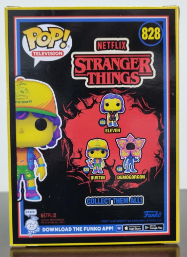 Funko Pop Dustin black light - Stranger Things - #828