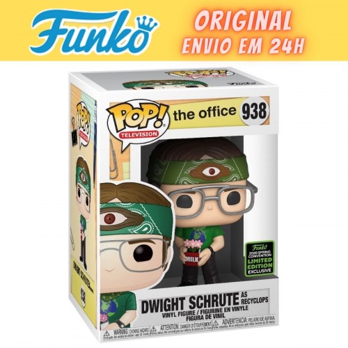 Funko Pop Dwight Schrute As Recyclops - Exclusivo 2020 Spring Convention - The Office - #938