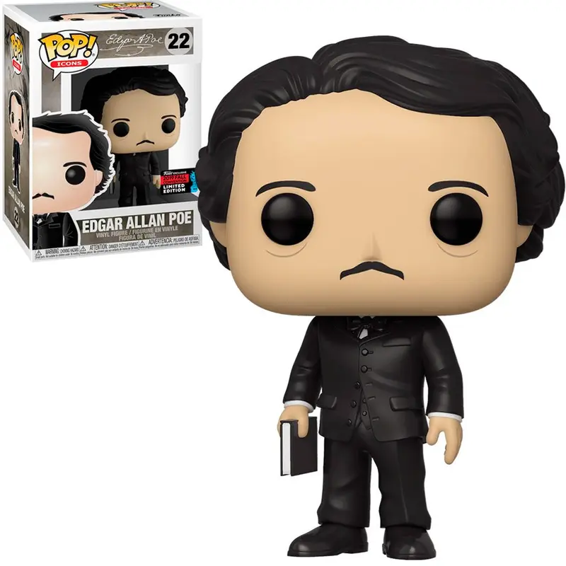 Funko Pop Edgar Allan Poe Exclusivo Edgar Allan Poe #22 - Produto Original