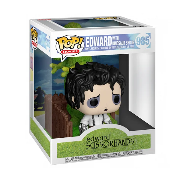 Funko Pop Edward With Dionsaur Shrub (caixa Danificada)-Edward Scissorhands-985