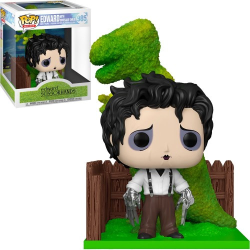 Funko Pop Edward With Dionsaur Shrub (caixa Danificada) - Edward Scissorhands - #985