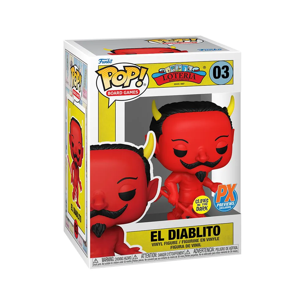 Funko Pop El Diablito Loteria Don Clemente Glow in the dark 03 [Special Edition]-Loteria-03