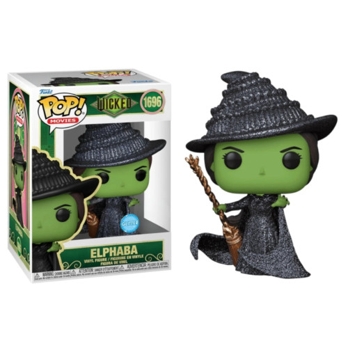 Funko Pop Elphaba Glitter Exclusive Wicked #1696 - Produto Original