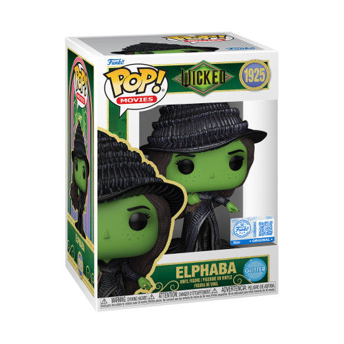 Funko Pop Elphaba Glitter Exclusivo Wicked #1925 - Produto Original