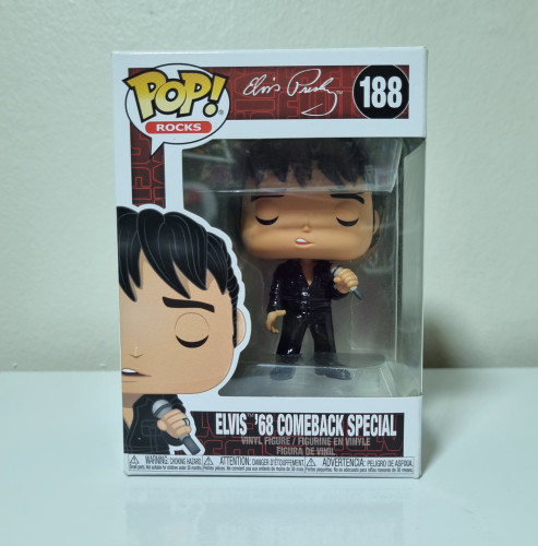 Funko Pop Elvis Presley 68 Comeback Special - Rocks - #188