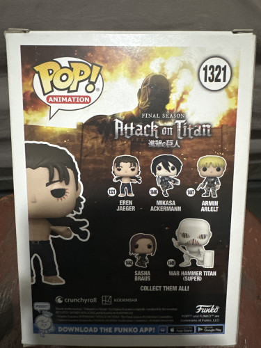  Attack On Titan: Shigeki No Kyojin #1321 - Produto Original