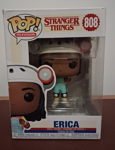 Funko Pop Erica 808 - Caixa Com Detalhes - Usado - Stranger Things