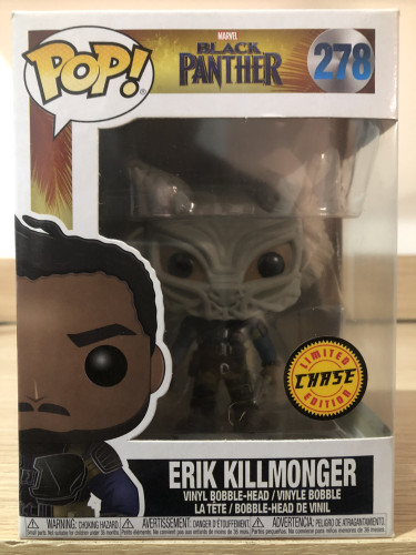 Funko Pop Erik Killmonger Disney Pantera Negra Chase Marvel Black Panther #278 - Produto Original