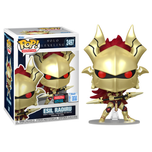 Funko Pop! Animation Anime: Esil Radiru Nycc 2026 Fall Convention 2497- Solo Leveling Solo Leveling #2497 - Produto Original