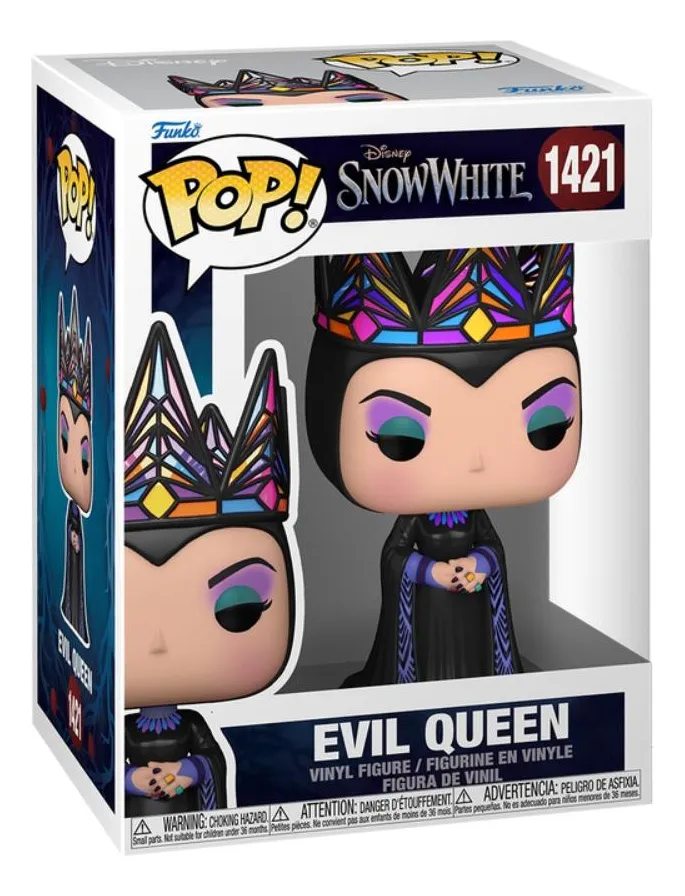 Funko Pop Evil Queen ( Black Dress ) - Branca de Neve - Disney Snow White - #1421