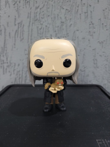 Funko Pop Filch & Mrs. Norris (sem caixa) - Harry Potter - #101