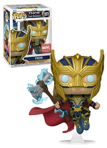 Funko Pop Filme- Marvel: Thor Love And Thunder - Thor 1071 (collector Corps)-Marvel Avengers-1071