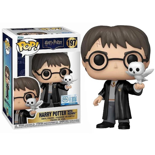 Funko Pop Harry Potter With Hedwig Exclusivo - Harry Potter - #197 FUNKO POP #197 - Produto Original