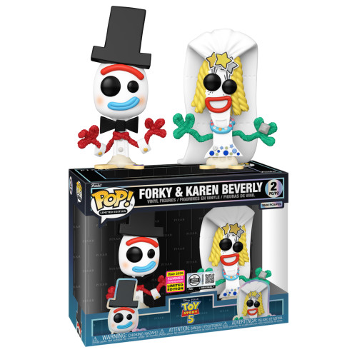 Funko Pop Forky & Karen Beverly Sdcc 3500 Pcs Limited Disney Toy Story 5 #02 - Produto Original