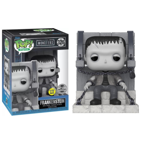 Funko Pop Frankenstein Glows in the Dark NFT Release 999 Pcs Universal Monsters #326 - Produto Original