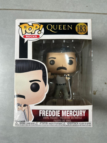Funko Pop Freddie Mercury - Queen - Caixa Amassada-Rocks-183