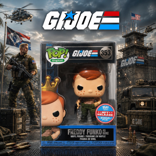 Freddy Funko As Duke Gi Joe 2000 Unidades Digital Nft ### #353 - Produto Original