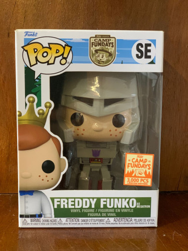 Freddy Funko As Megatron — Camp Fundays 2023 — Le3000 — Exclusivo — Original-Transformers-2023