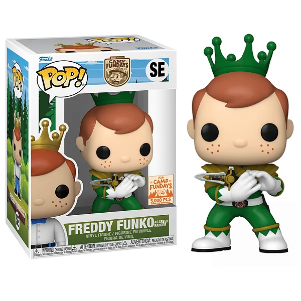 Funko Pop Freddy Funko Green Ranger Mindstyle Exclusive Power Rangers #00 - Produto Original