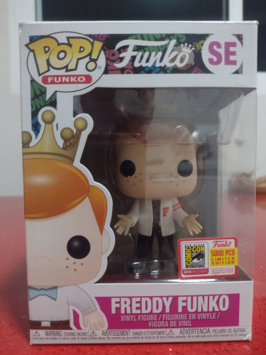 Funko Pop Freddy Funko Sdcc Fundays Freddy Funko #1 - Produto Original