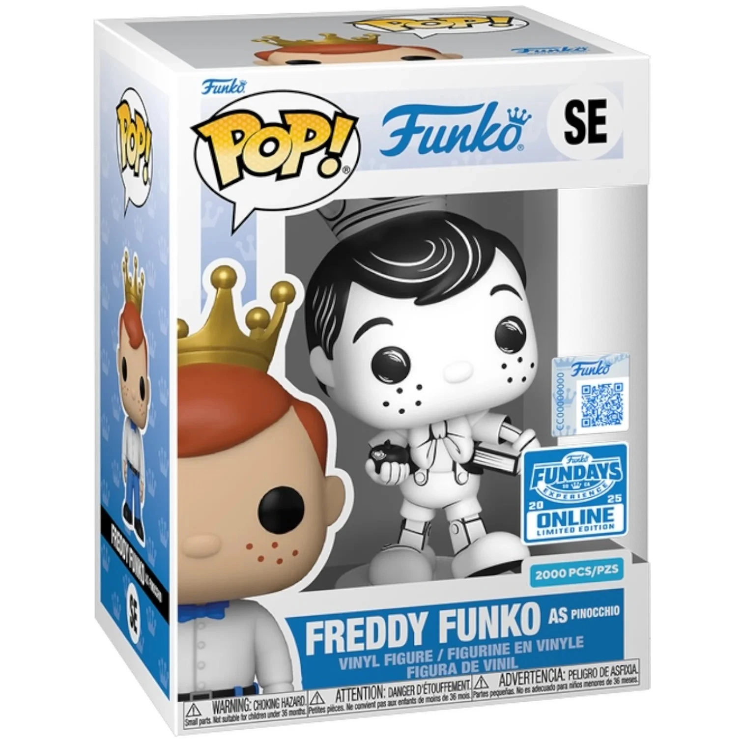 Funko Pop Freddy Funko as Pinocchio Fundays 2000 pcs Freddy Funko #0 - Produto Original