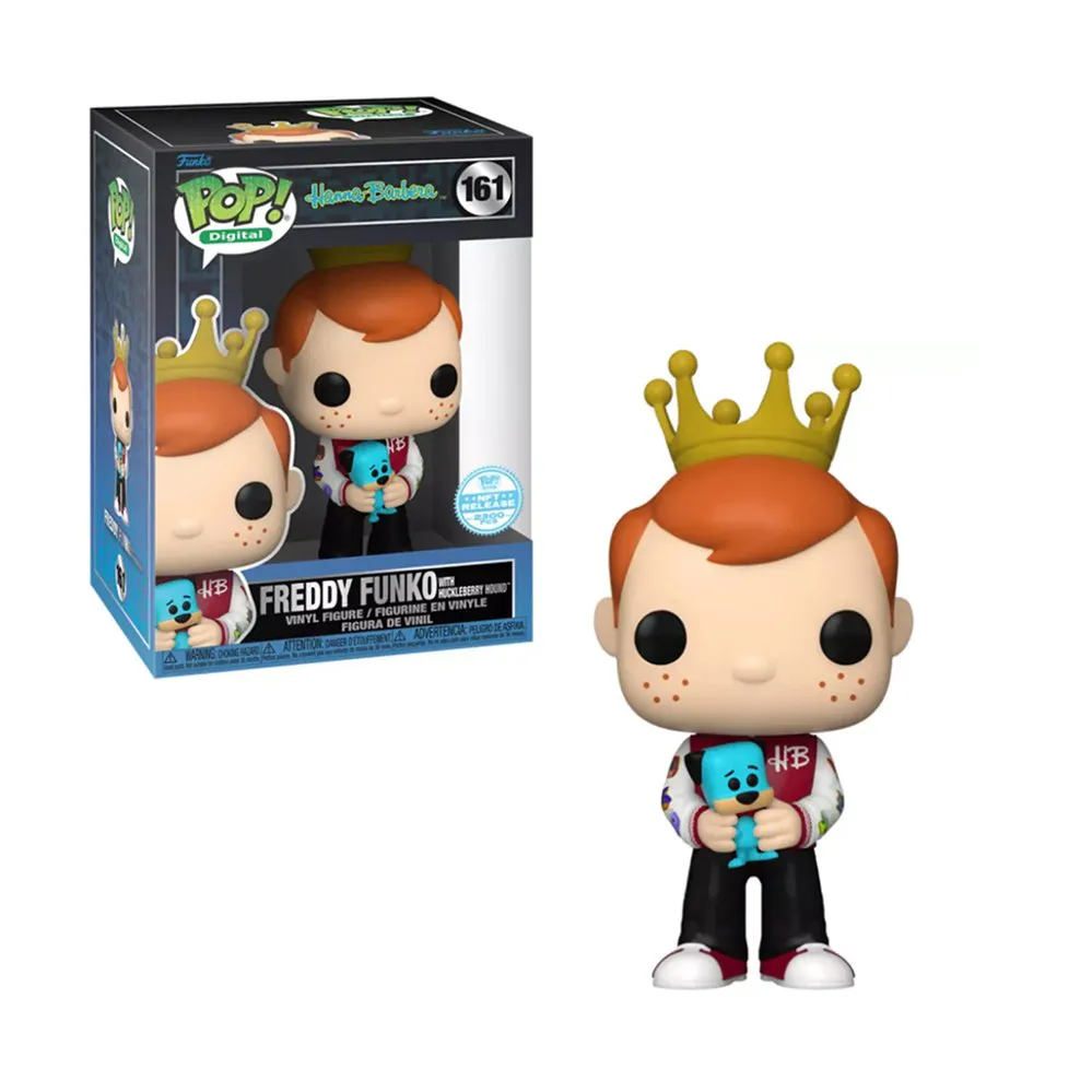 Funko Pop Freddy Funko with Huckleberry Hound Hanna Barbera 161 [NFT Limited Edition 2300 PCs] Freddy Funko #161 - Produto Original
