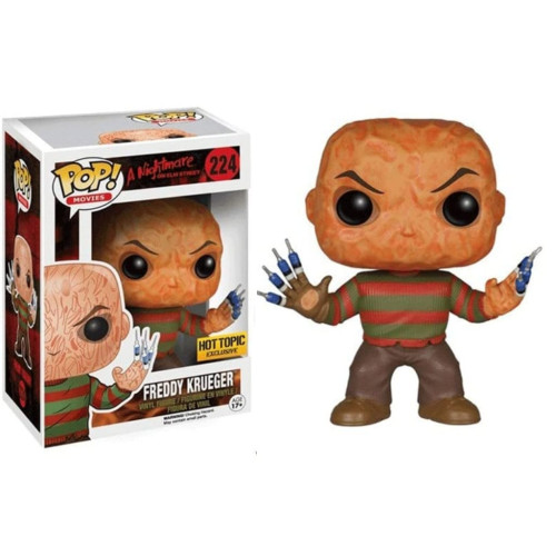 Funko Pop Freddy Krueger Hot Topic Exclusive (detalhes na caixa) A Nightmare On Elm Street #224 - Produto Original