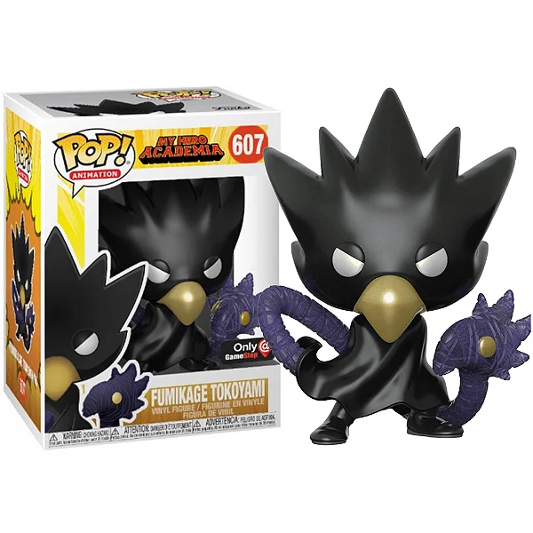 Funko Pop Fumikage Tokoyami Gamestop Exclusivo-My Hero Academia-607