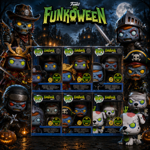 Funko Pop Funkoween Digital Nft (series 1) Lançamento 2023 Set Completo 6/6 #227 - Produto Original